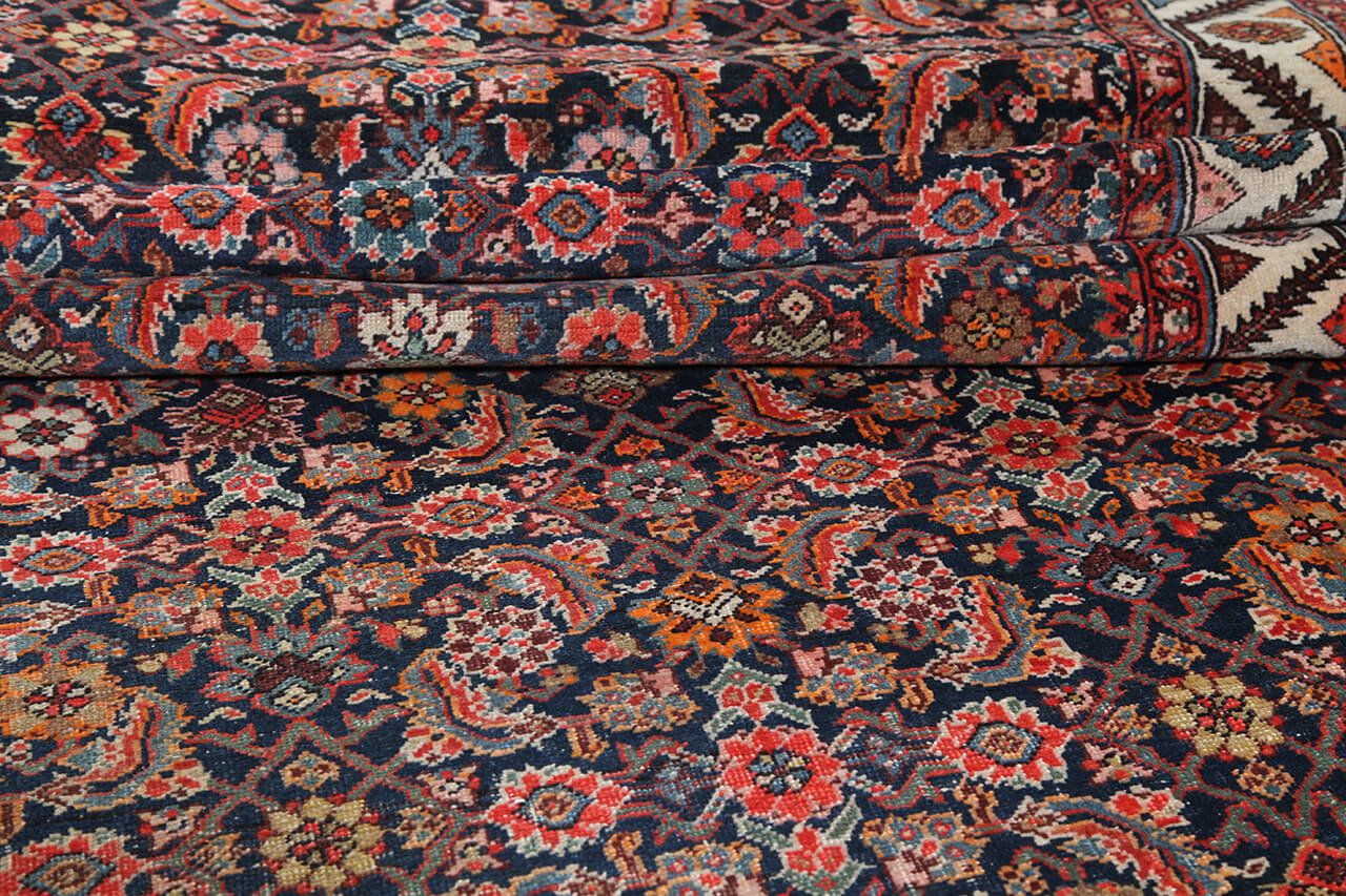 Tappeto Malayer Antico Persiano Autentico | Annodato a Mano 380x110cm