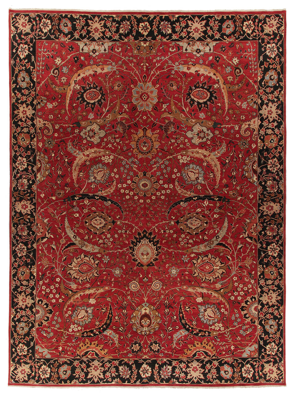 Tappeto orientale classico in lana fine, fatto a mano 280x200cm