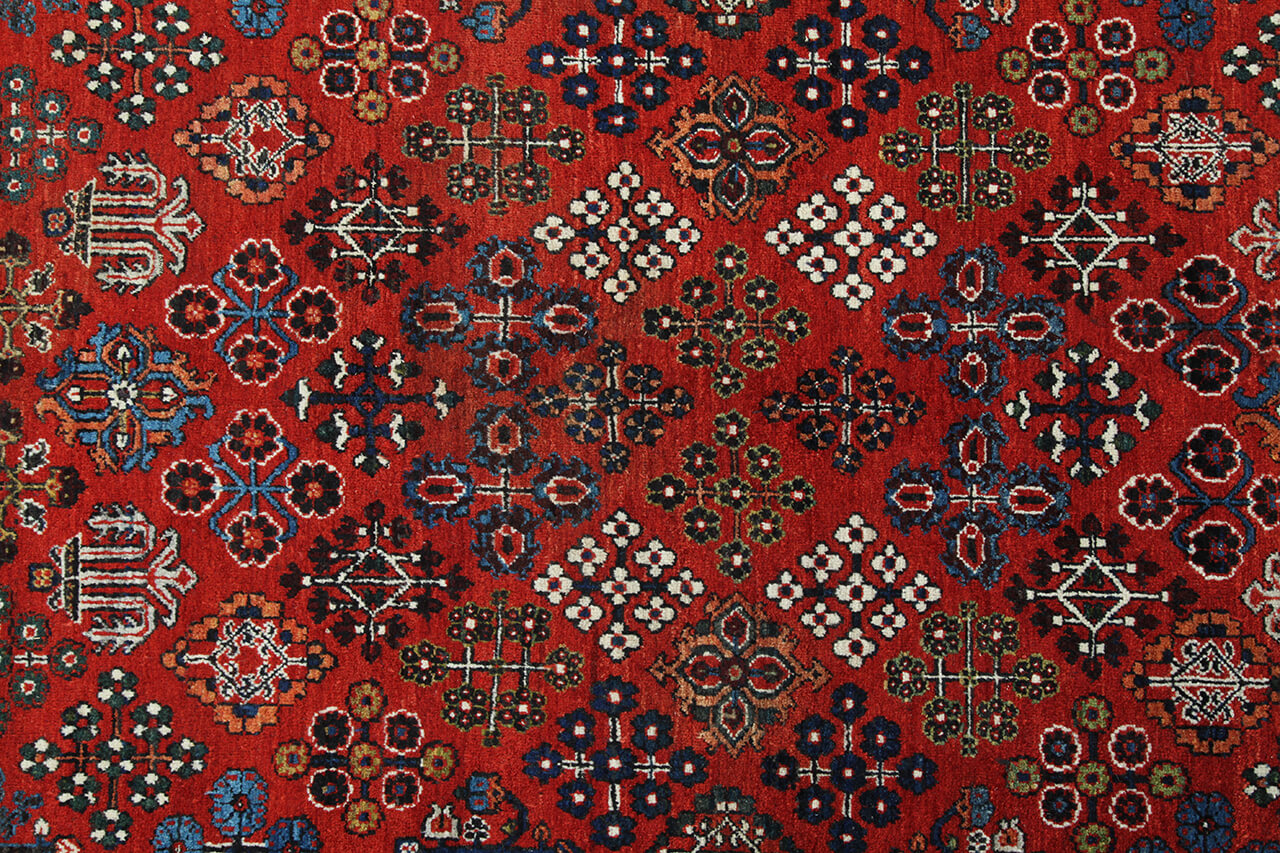 Authentic Antique Persian Meime Rug | Hand-Knotted 330x228cm