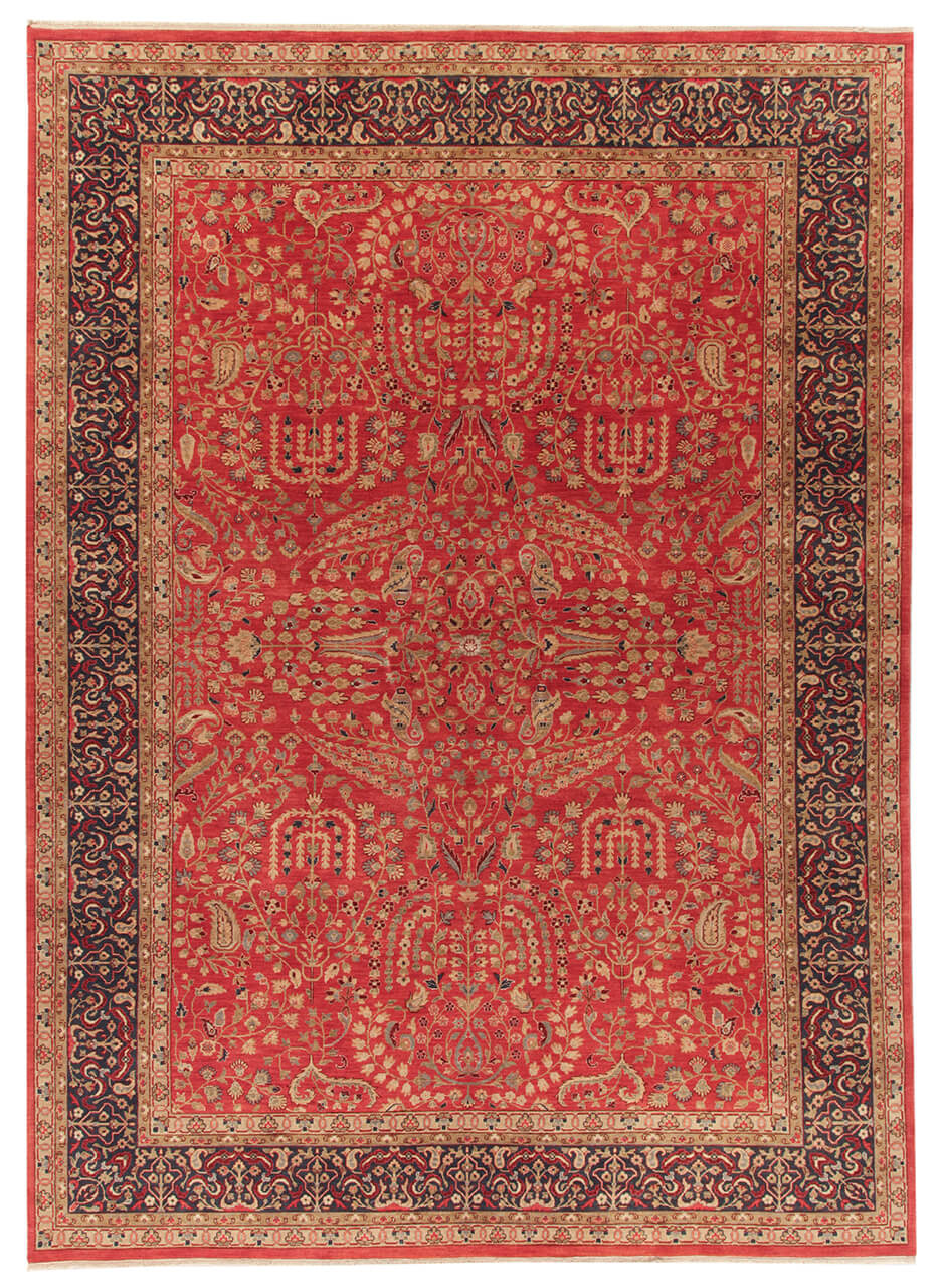 Tappeto orientale classico in lana fine, fatto a mano 280x200cm