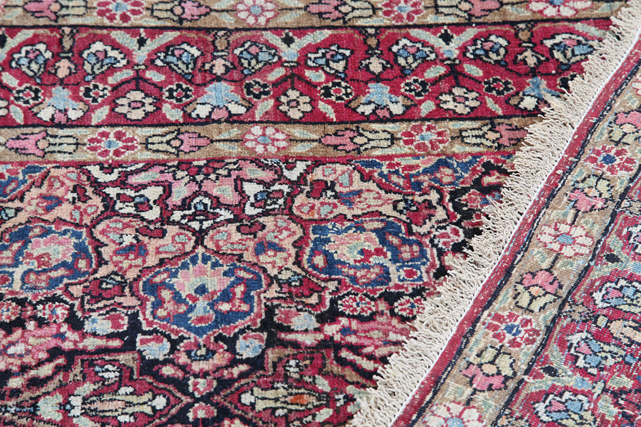 Tappeto Kerman Antico Persiano Autentico | Annodato a Mano 190x135cm