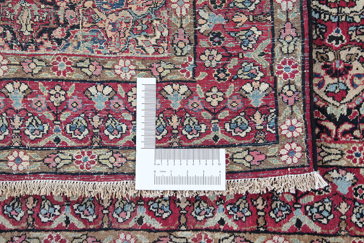 Tappeto Kerman Antico Persiano Autentico | Annodato a Mano 190x135cm