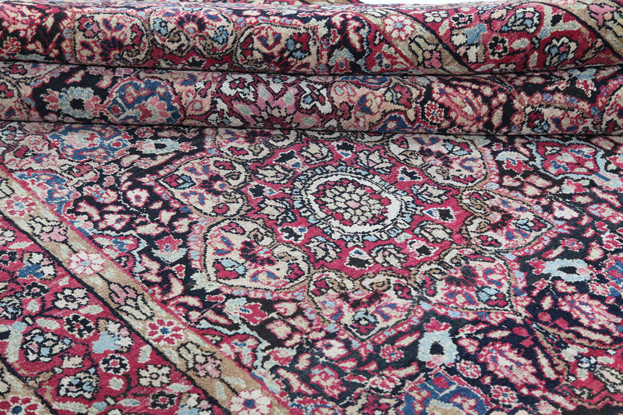 Tappeto Kerman Antico Persiano Autentico | Annodato a Mano 190x135cm