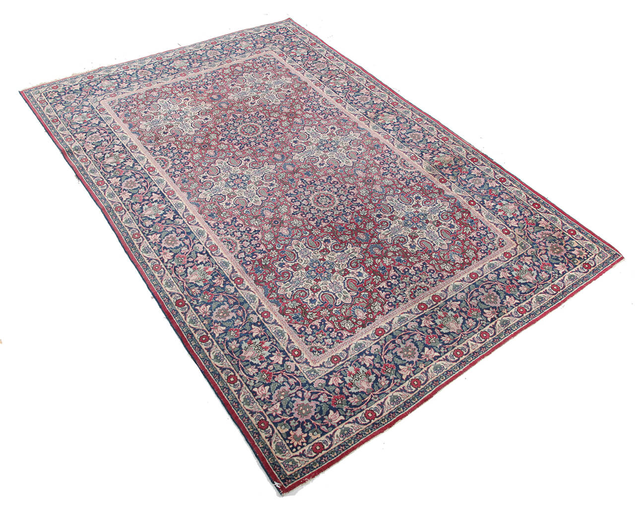 Authentic Antique Persian Kerman Rug | Hand-Knotted 210x143cm