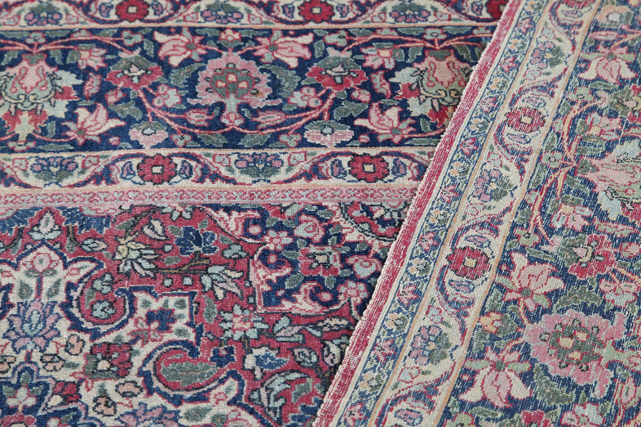 Authentic Antique Persian Kerman Rug | Hand-Knotted 210x143cm