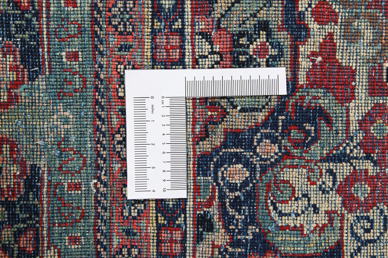 Tappeto Mahal Antico Persiano Autentico | Annodato a Mano 439x323cm