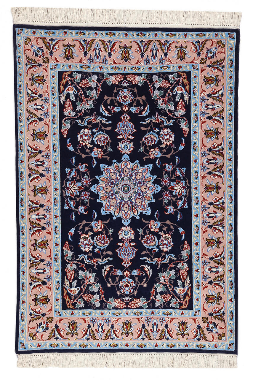 Tappeto Persiano ISFAHAN Seta/Lana 100x70cm