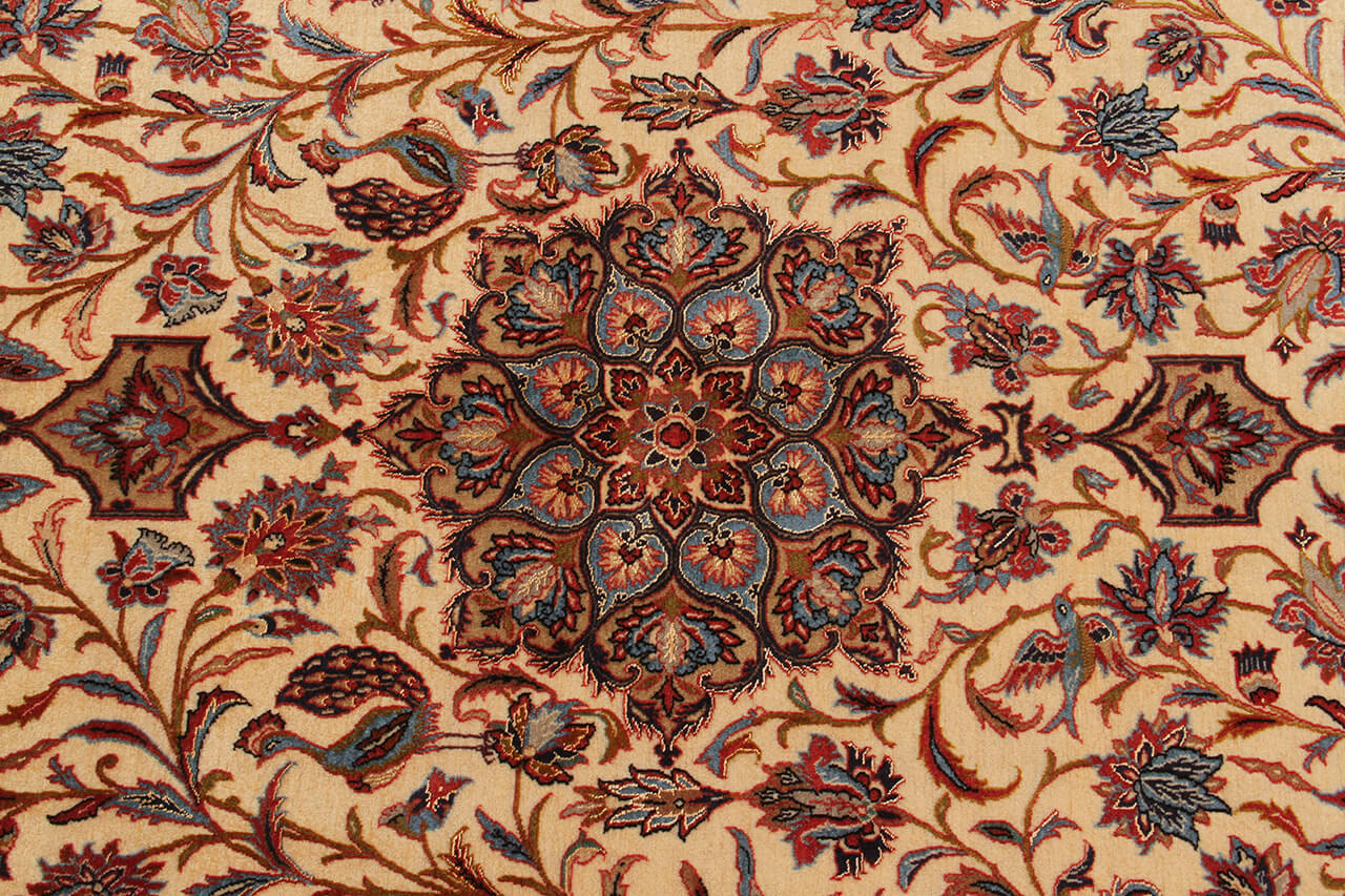 Persian Isfahan Silk & Wool Rug 240_156 cm