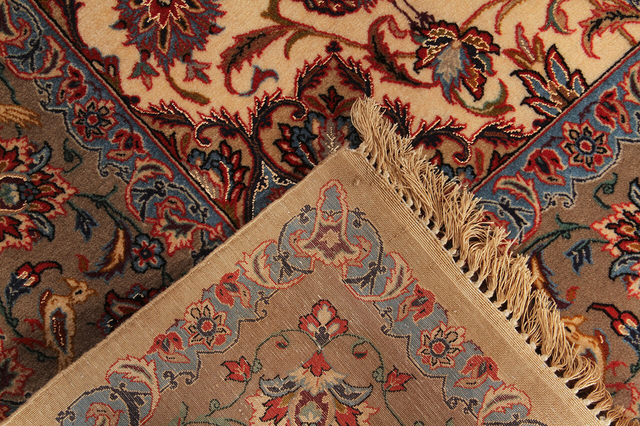Persian Isfahan Silk & Wool Rug 240_156 cm