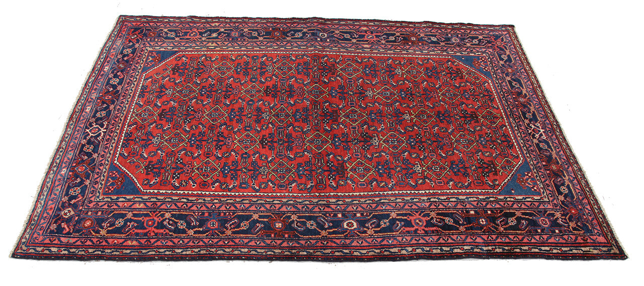 Authentic Antique Persian Malayer Rug | Hand-Knotted 193x143cm