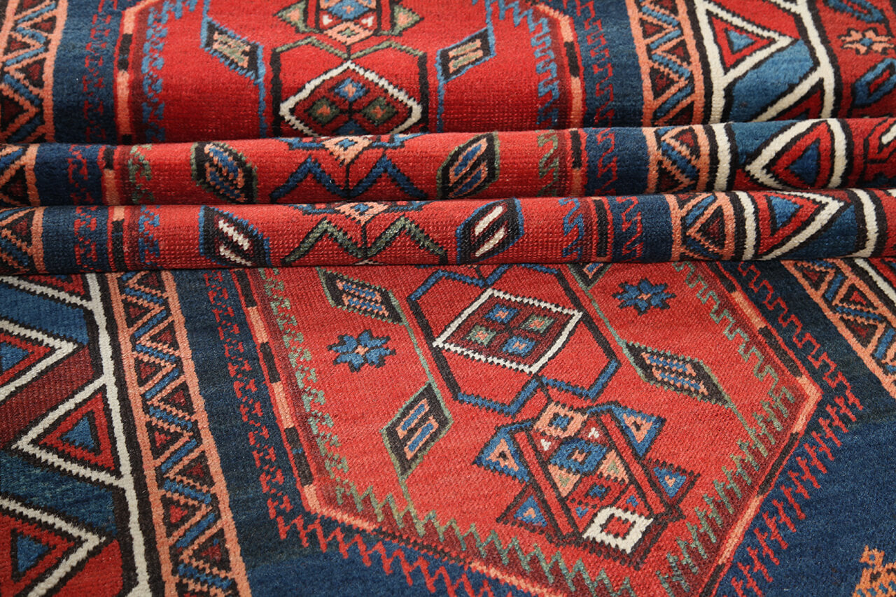 Authentic Antique Persian Malayer Rug | Hand-Knotted 390x87cm