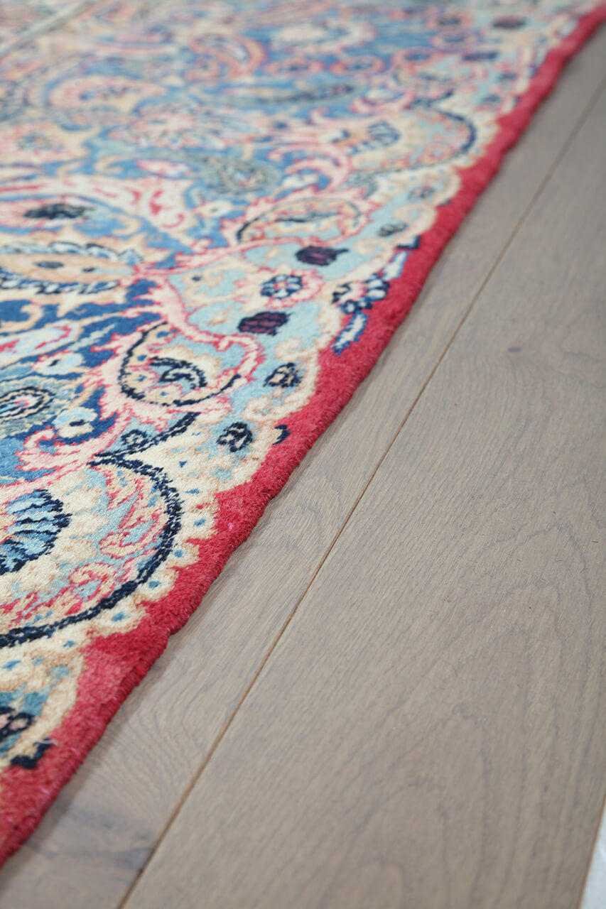 Tappeto Kerman Antico Persiano Autentico | Annodato a Mano 350x280cm