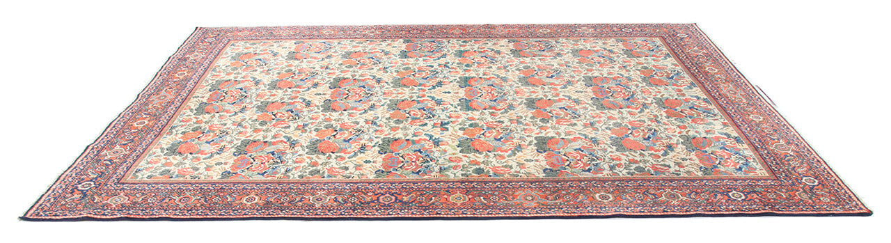 Tappeto Mahal Antico Persiano Autentico | Annodato a Mano 335x235cm