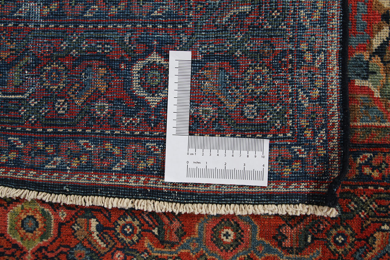 Tappeto Mahal Antico Persiano Autentico | Annodato a Mano 335x235cm