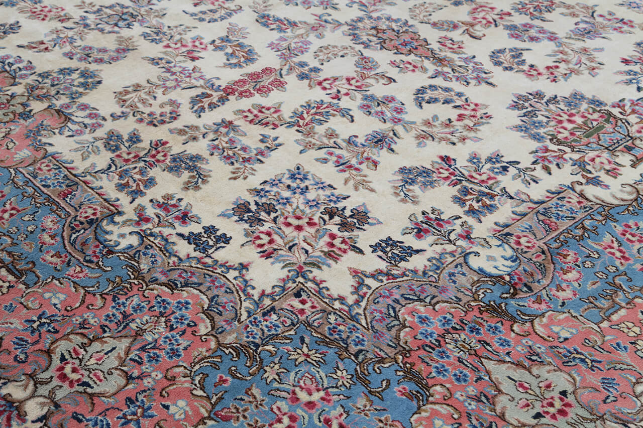 Tappeto Kerman Antico Persiano Autentico | Annodato a Mano 530x320cm