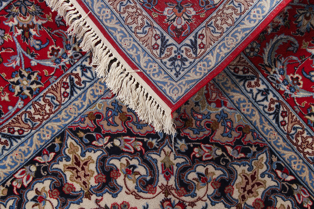Tappeto Persiano ISFAHAN Seta/Lana 240x160cm
