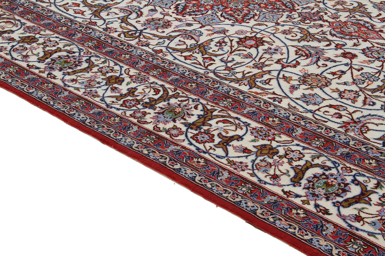 Persian Isfahan Silk & Wool Rug 225_154 cm