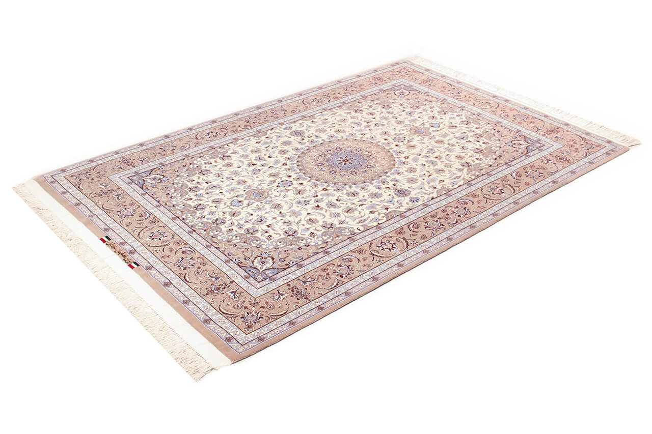 Persian Isfahan Silk & Wool Rug 210_140 cm