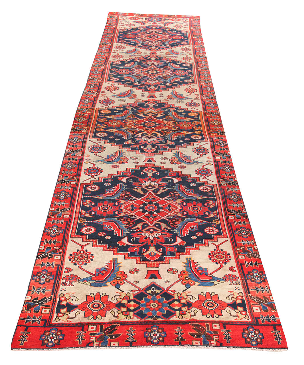 Authentic Antique Persian Malayer Rug | Hand-Knotted 490x100cm