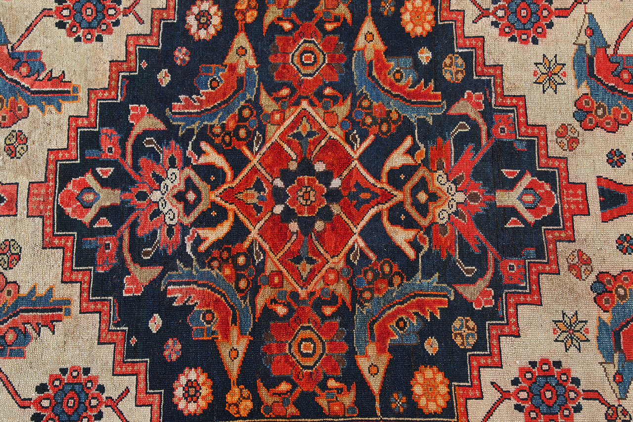 Authentic Antique Persian Malayer Rug | Hand-Knotted 490x100cm