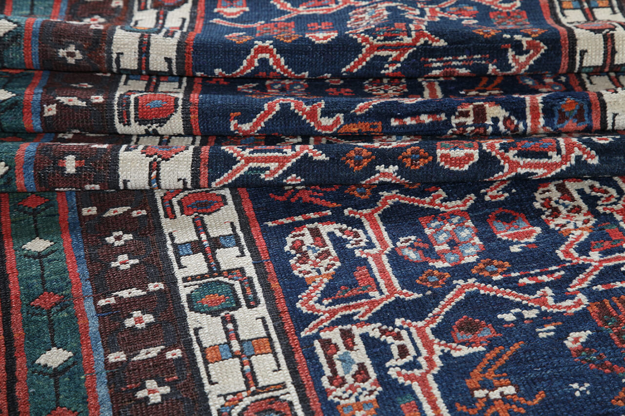 Authentic Antique Persian Malayer Rug | Hand-Knotted 675x100cm