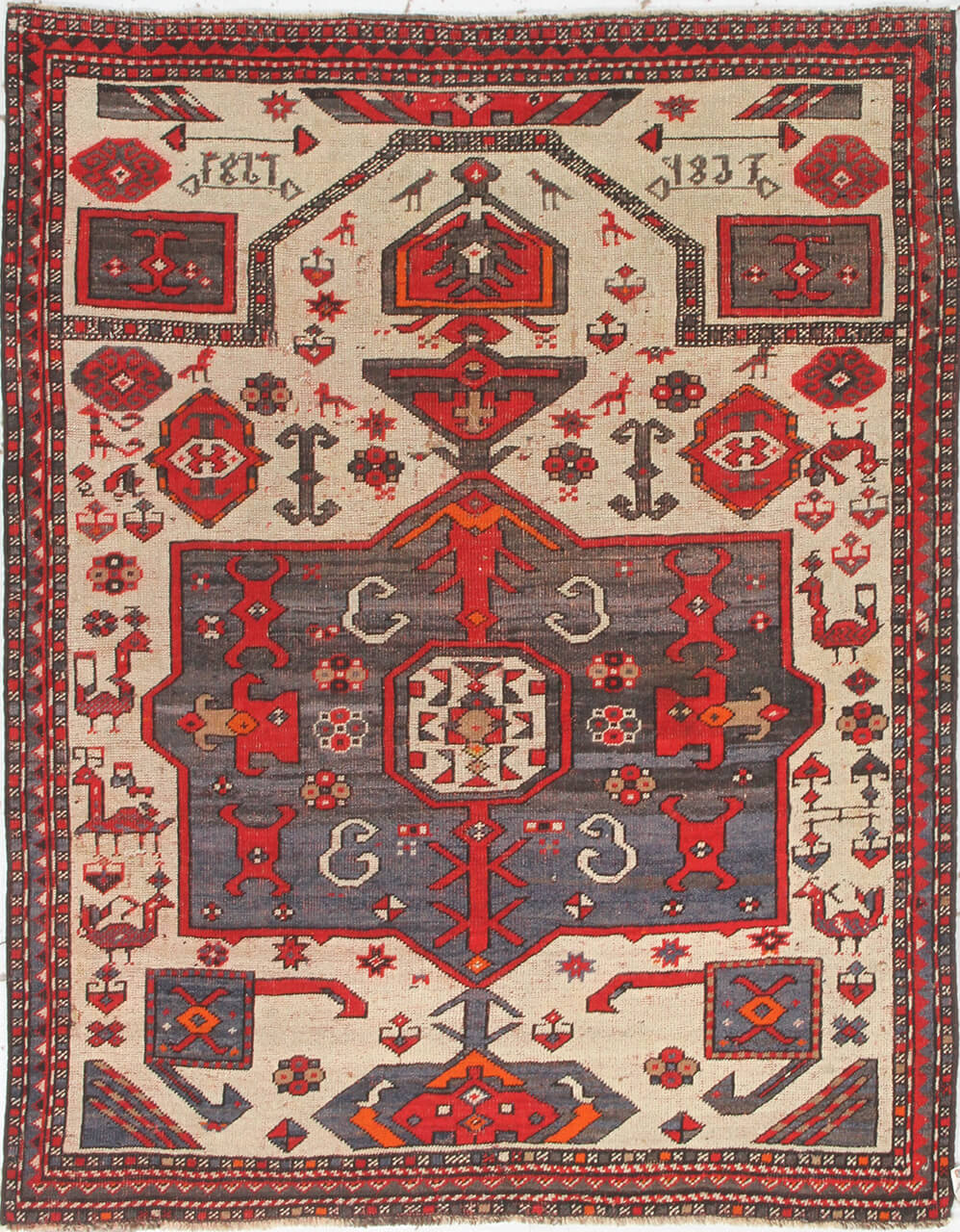 Authentic Antique Anatolian Rug | Hand-Knotted 160x120cm