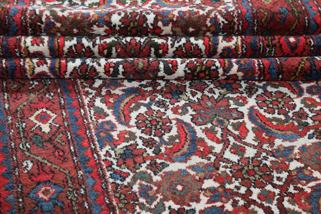 Authentic Antique Persian Malayer Rug | Hand-Knotted 380x85cm