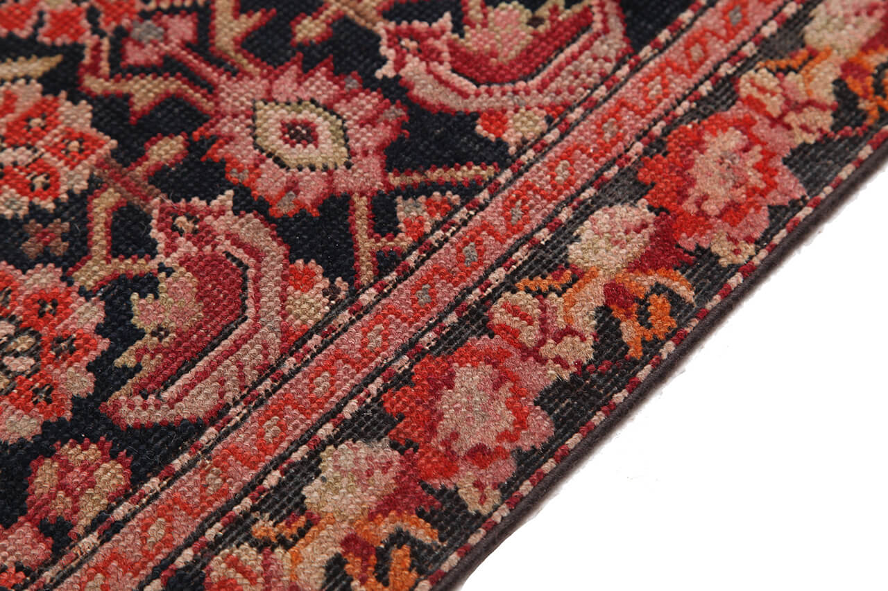 Authentic Antique Persian Malayer Rug | Hand-Knotted 450x105cm