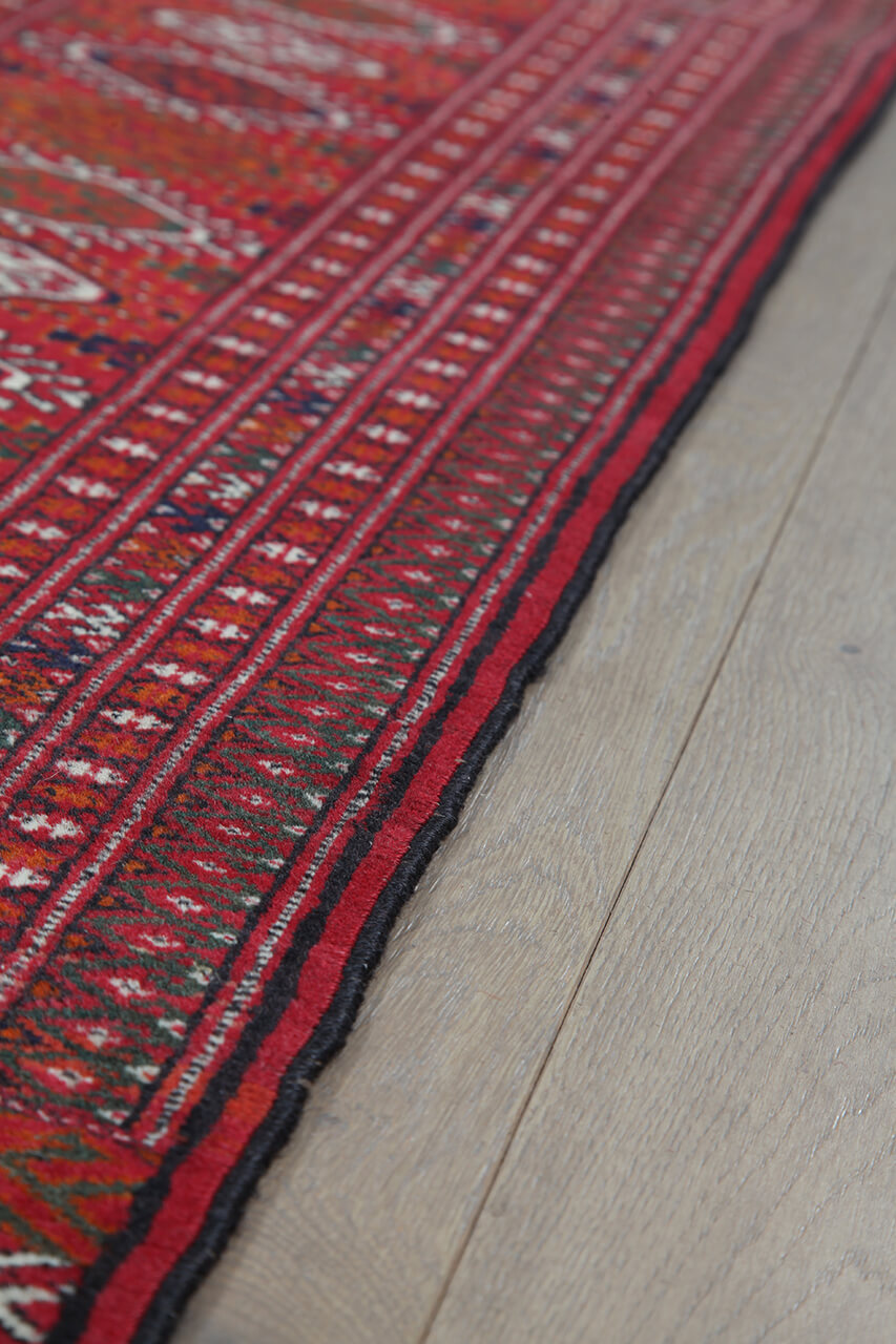 Tappeto Orientale Bouchara Antico: Autentico Tappeto Turcomanno 300x225cm