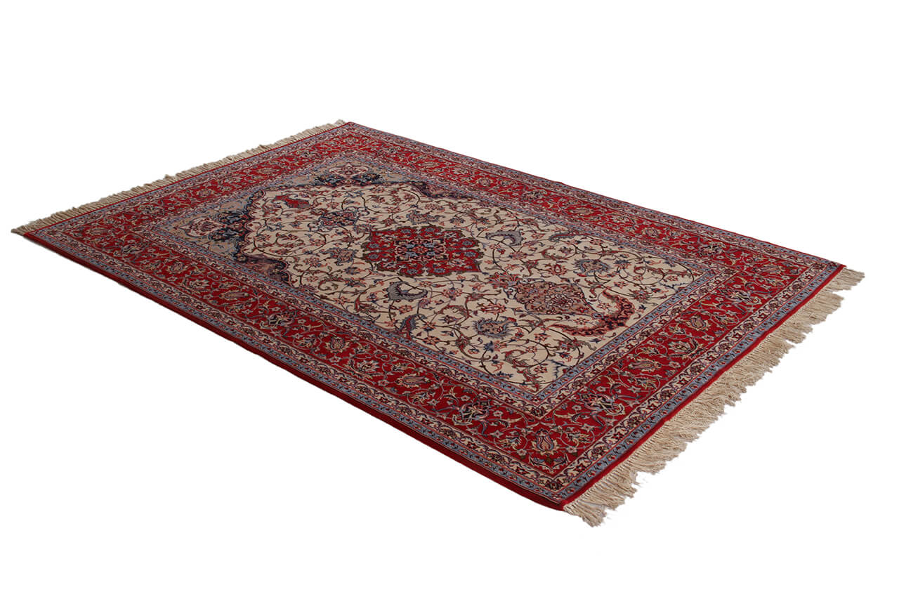 Tappeto Persiano ISFAHAN Seta/Lana 232x161cm