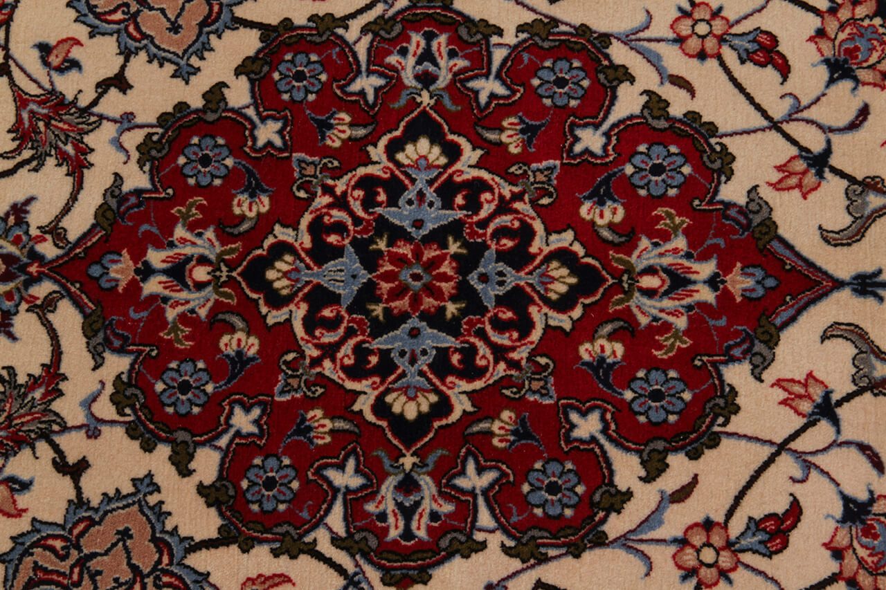 Tappeto Persiano ISFAHAN Seta/Lana 232x161cm