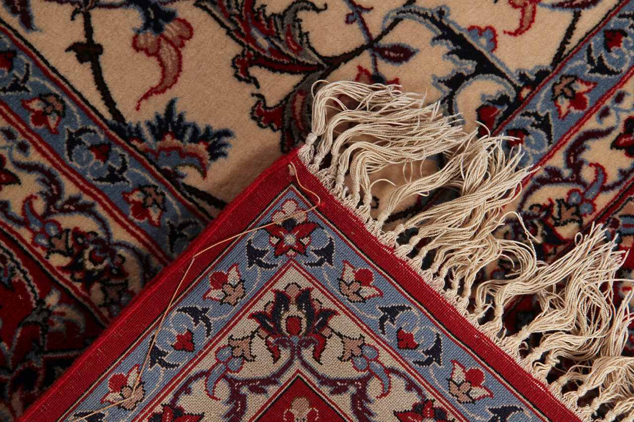 Tappeto Persiano ISFAHAN Seta/Lana 232x161cm