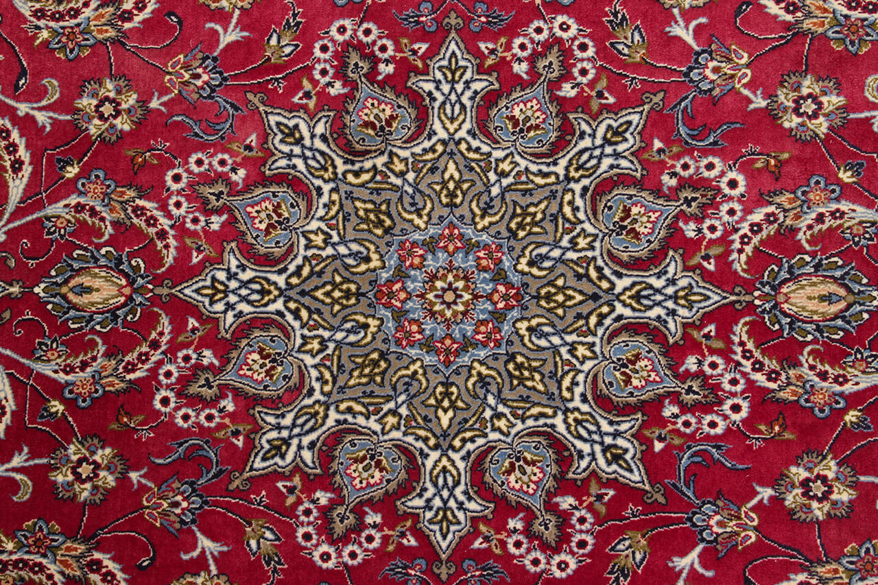 Persian Isfahan Silk & Wool Rug 256_158 cm