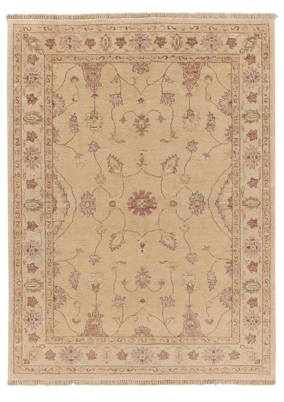 Ziegler wool carpet, handmade, 212x155cm