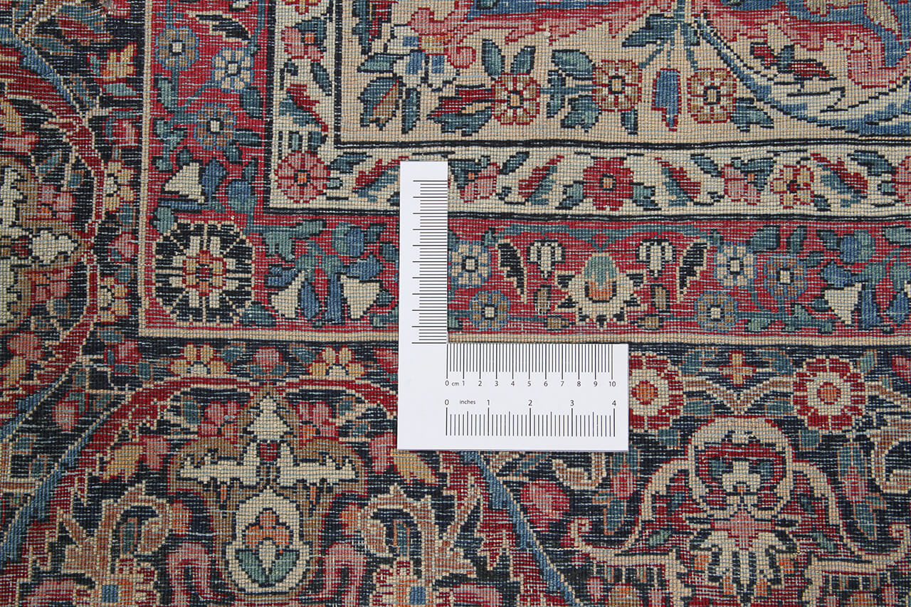 Tappeto Kerman Antico Persiano Autentico | Annodato a Mano 368x257cm