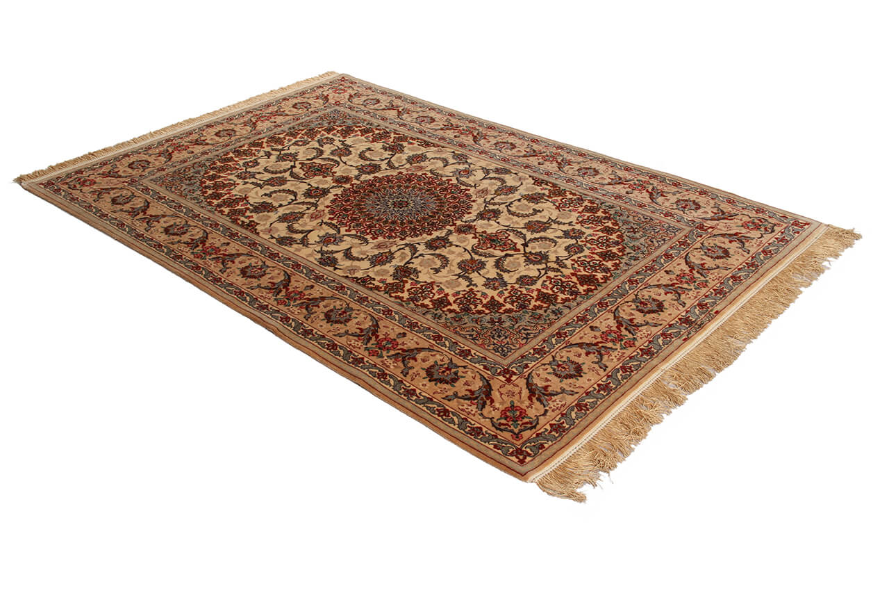 Tappeto Persiano ISFAHAN Seta/Lana 236x159cm