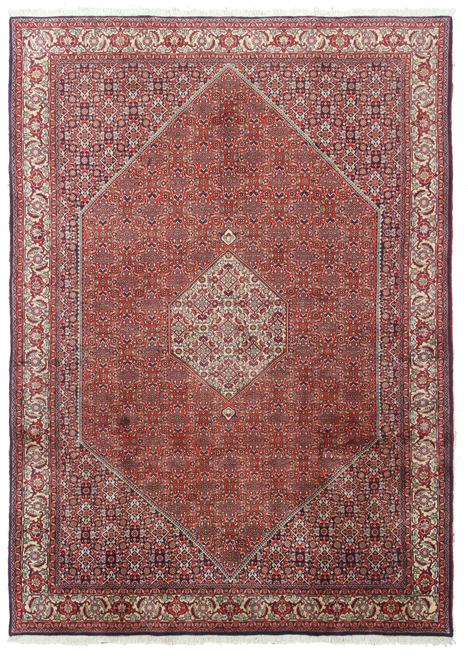 Handmade Bidjar Wool Rug Red