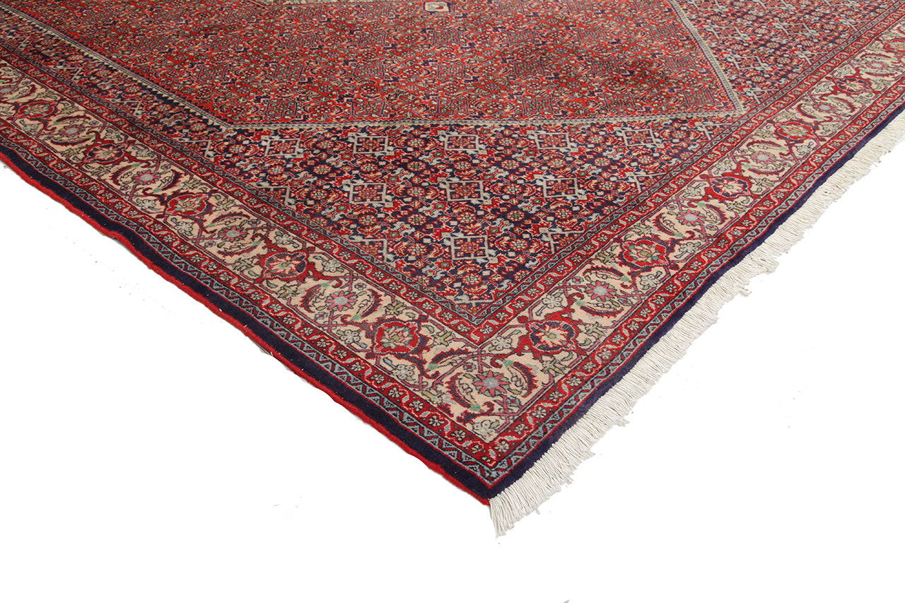 Handmade Bidjar Wool Rug Red