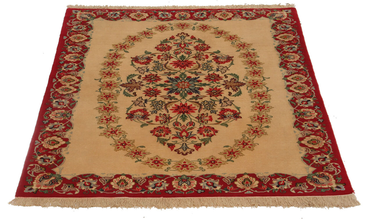 Persian Isfahan Silk & Wool Rug 149_105 cm