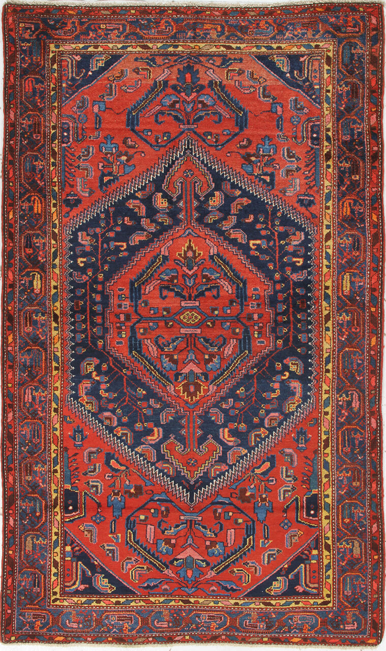 Authentic Antique Persian Malayer Rug | Hand-Knotted 240x143cm