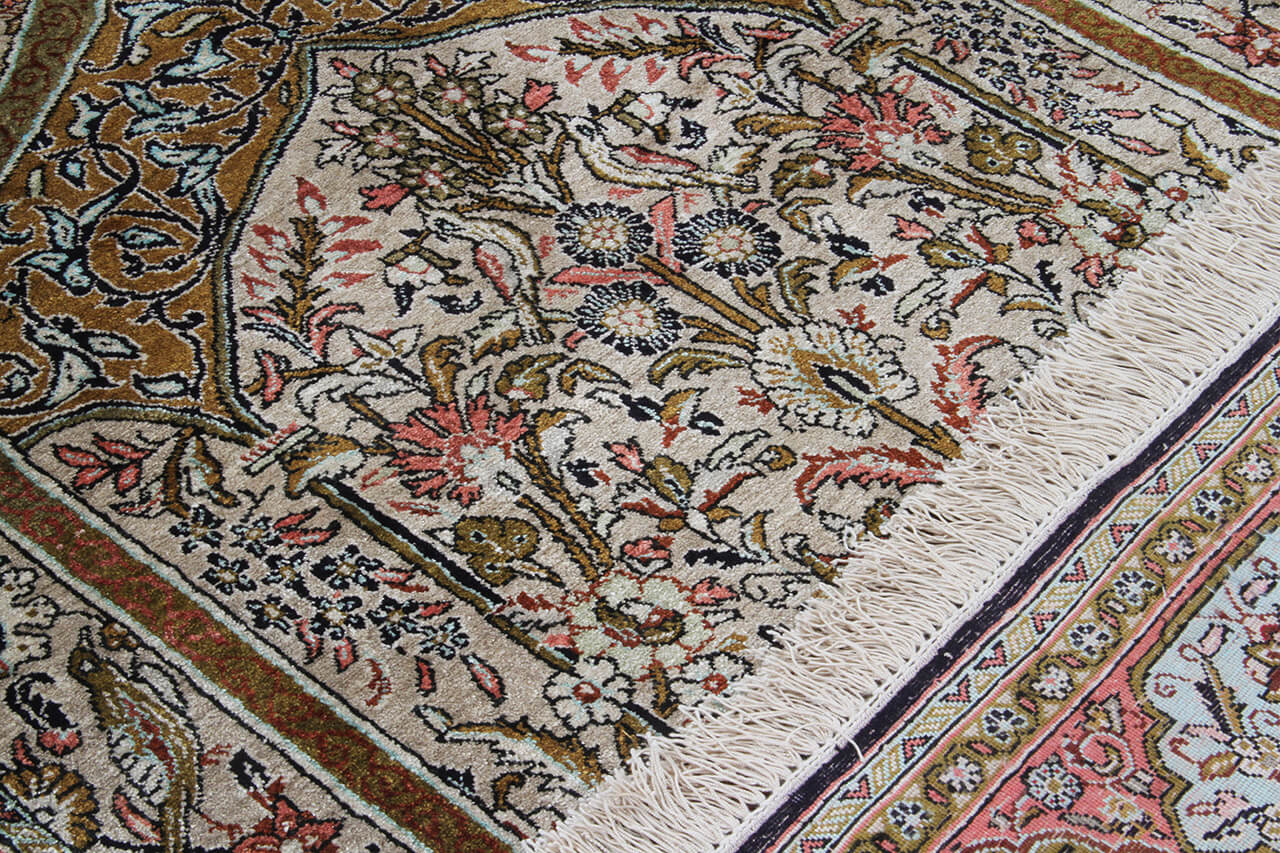 Persian Qum Silk Rug 190_110 cm