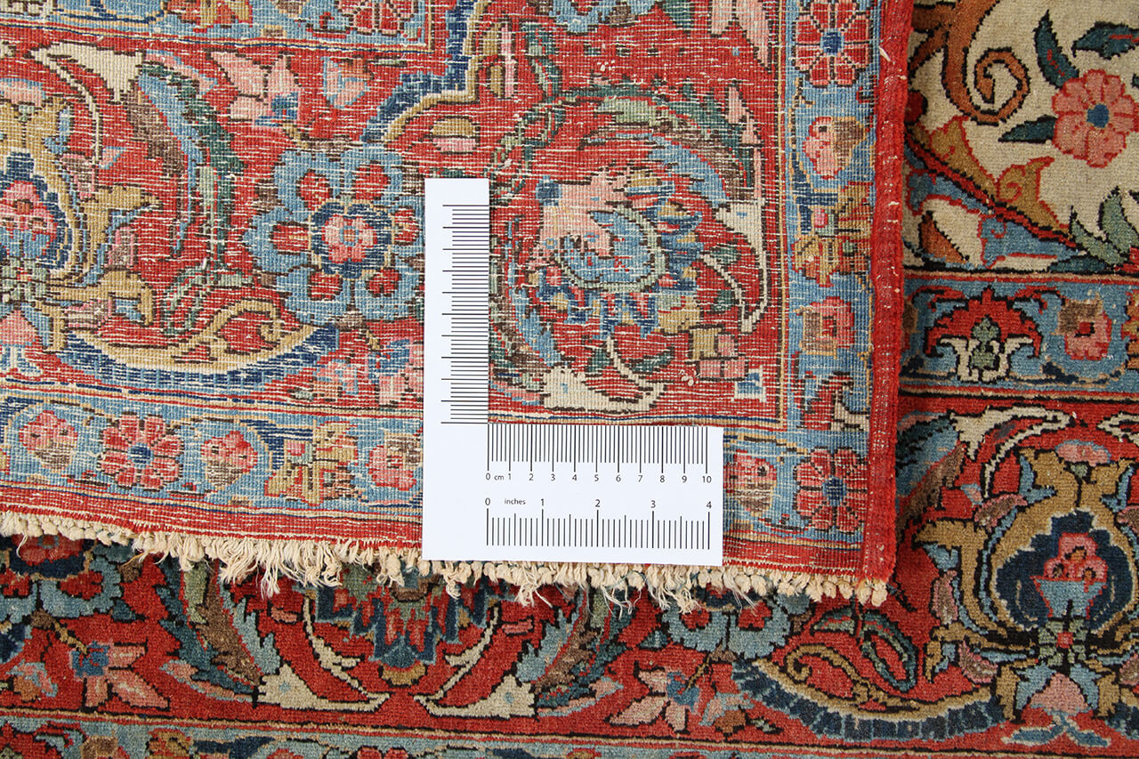 Tappeto Isfahan Antico Persiano Autentico | Annodato a Mano 305x210cm