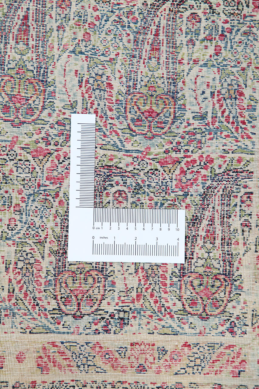 Authentic Antique Persian Kerman Rug | Hand-Knotted 202x133cm