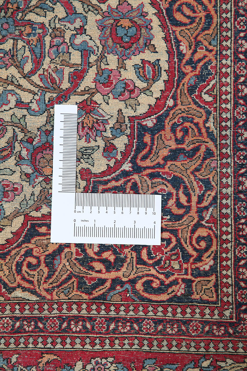 Authentic Antique Persian Isfahan Rug | Hand-Knotted 210x140cm