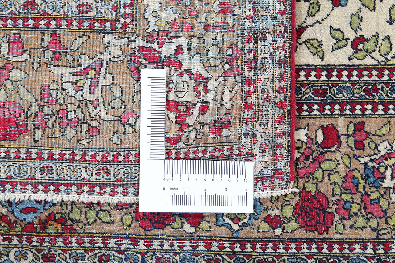 Authentic Antique Persian Isfahan Rug | Hand-Knotted 216x140cm