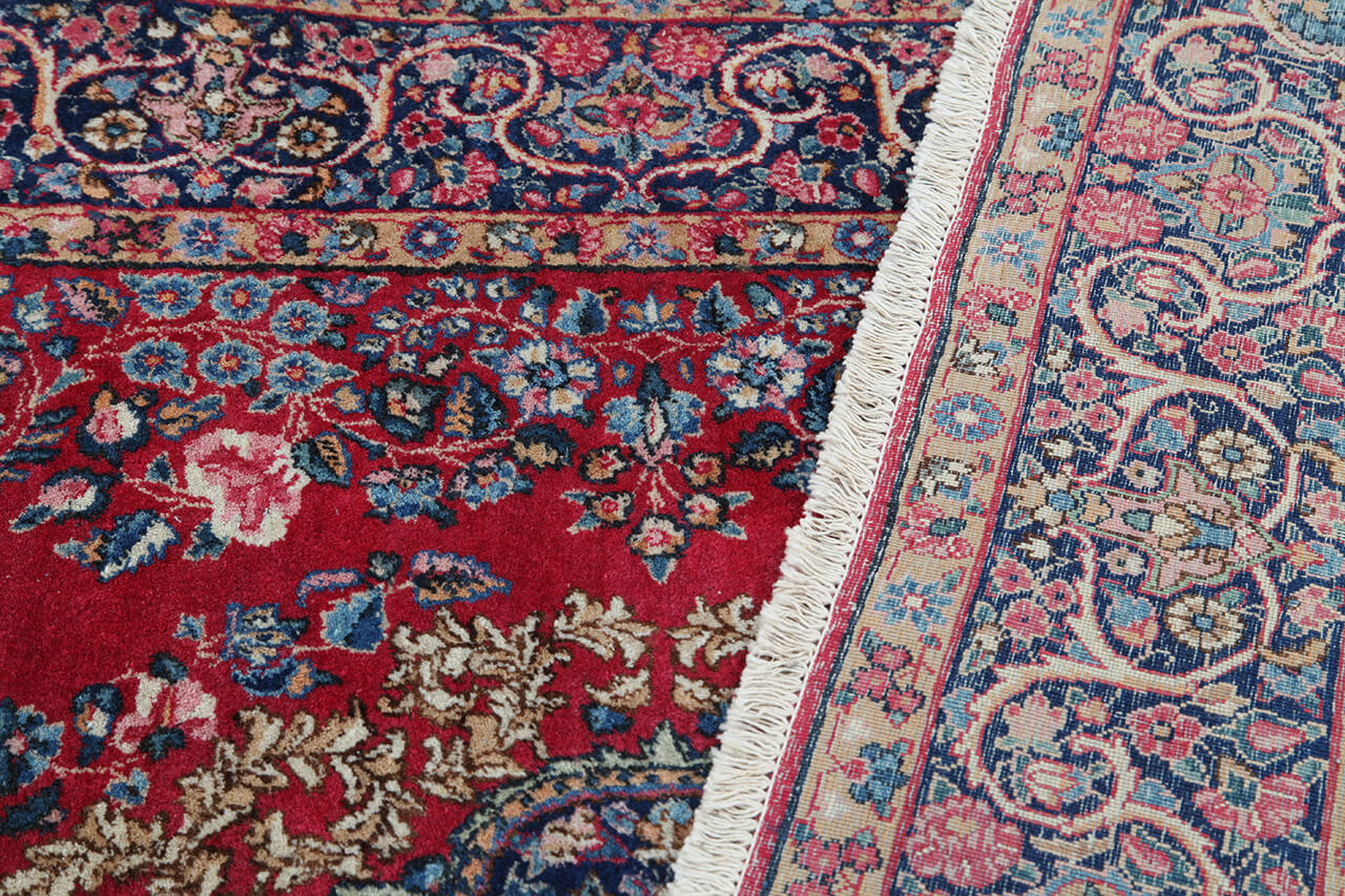 Authentic Antique Persian Kerman Rug | Hand-Knotted 214x137cm
