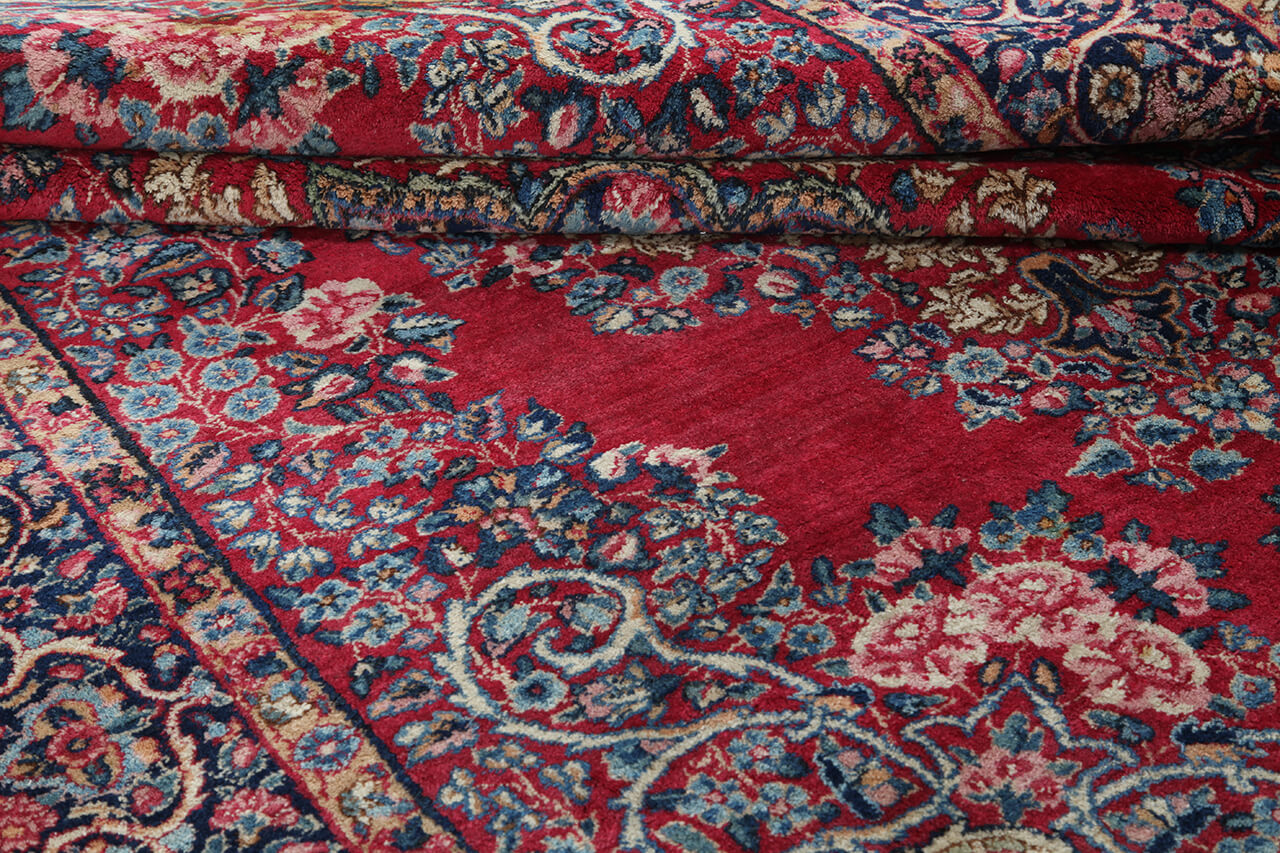 Authentic Antique Persian Kerman Rug | Hand-Knotted 214x137cm