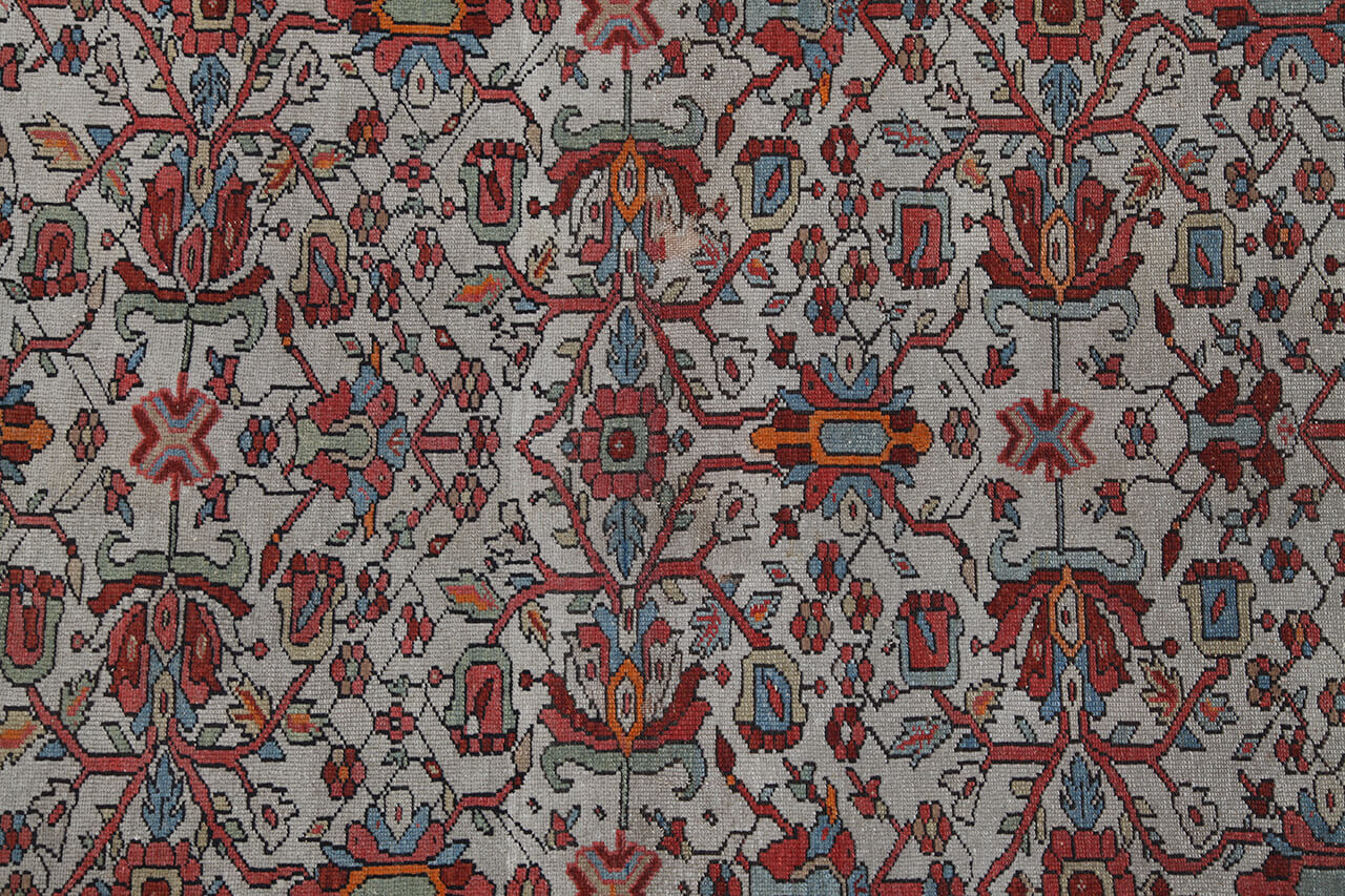 Authentic Antique Persian Farahan Rug | Hand-Knotted 187x127cm