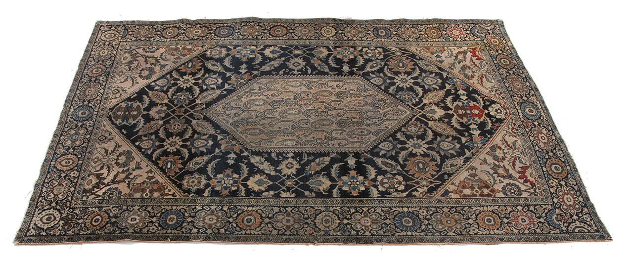 Tappeto Farahan Antico Persiano Autentico | Annodato a Mano 198x122cm