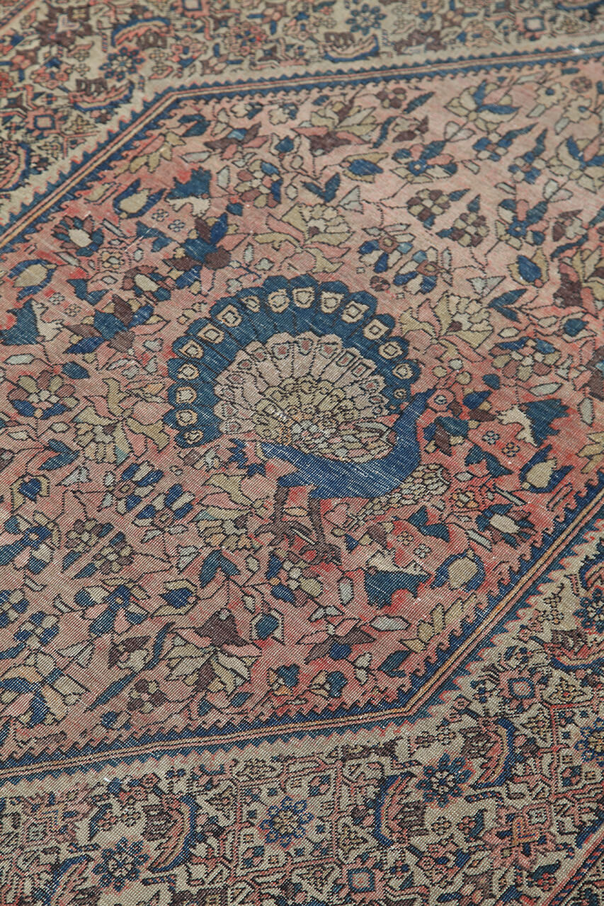 Tappeto Farahan Antico Persiano Autentico | Annodato a Mano 184x115cm